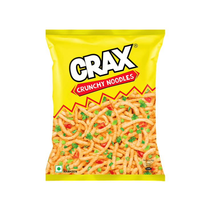 Crax Crunchy Noodle Puffs Chips Snacks - 70 g