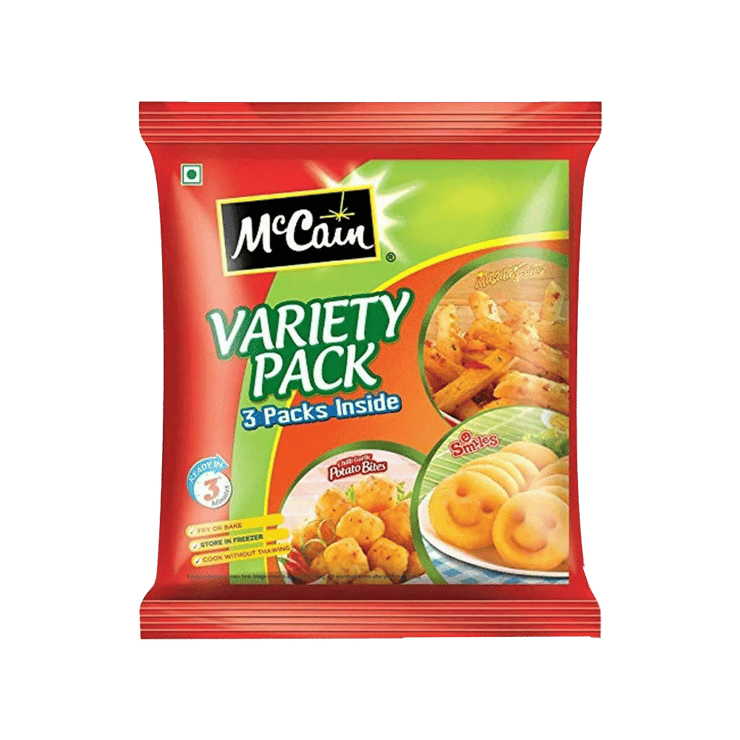 McCain Variety Pack Frozen Snack - 550 g