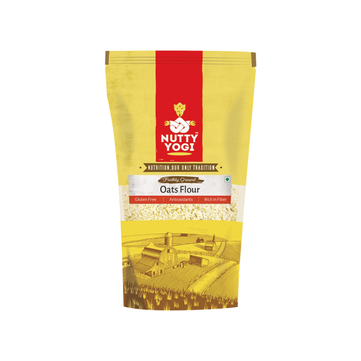 Nutty Yogi Oats Flour (Gluten Free) - 1 kg