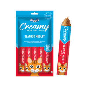 Drools Creamy Lickable Seafood Medley Cat Treat - 1 pack (4+1 pieces)