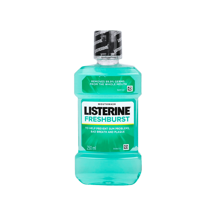 Listerine Fresh Burst Mouthwash - 250 ml