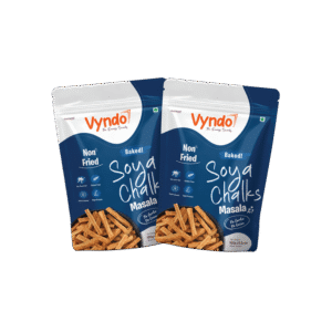 Vyndo Baked Masala Soya Sticks/Chalks (High Protein) - 2 x 100 g