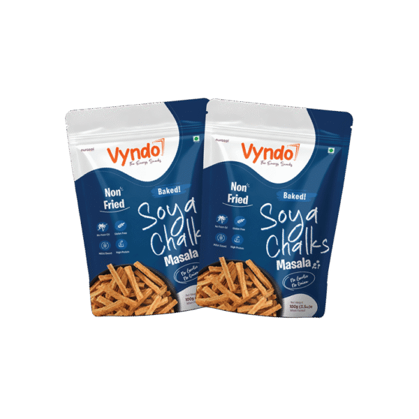 Vyndo Baked Masala Soya Sticks/Chalks (High Protein) - 2 x 100 g