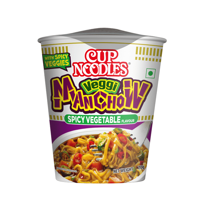 Nissin Veggi Manchow Cup Noodles - 70 g