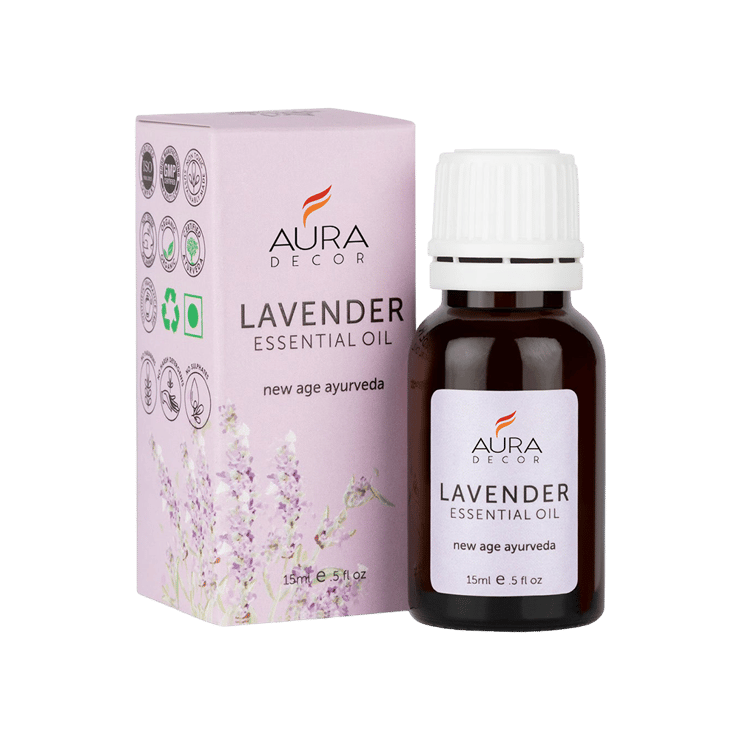 Auradecor Lavender Essential Oil (Lavender) - 15 ml