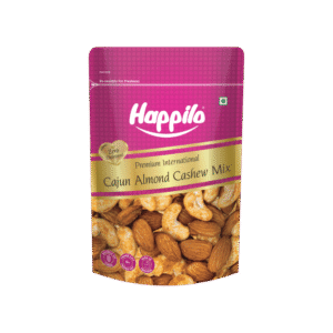 Happilo Flavoured Cajun Almond Cashew Dry Fruit Mix - 160 g