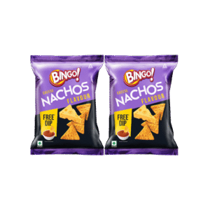 Bingo Cheese Nachos with Free Dip - Pack of 2 - 2 x 42 g