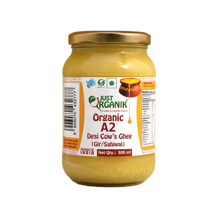 Just Organik A2 Ghee - 500 ml