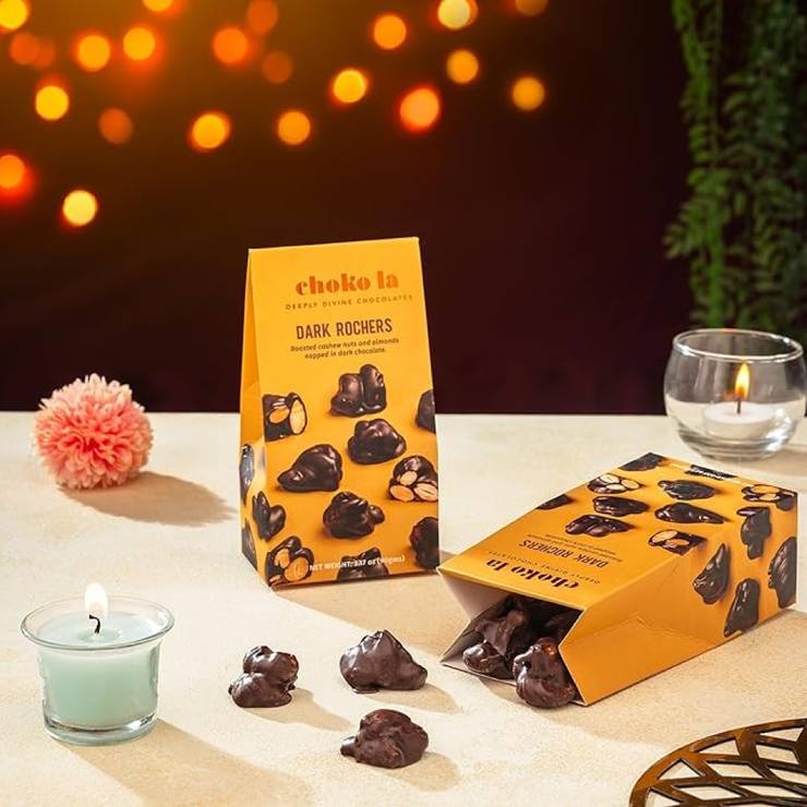 Choko La Dark Chocolate Rochers - 90 g
