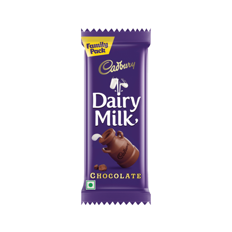 Cadbury Dairy Milk Chocolate Bar Family Pack - 112 g