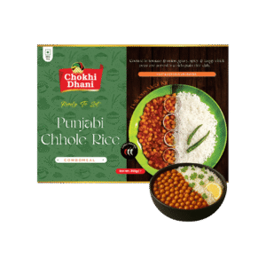 Chokhi Dhani Ready to Eat Punjabi Chole Rice Combo Meal - 350 g