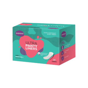 Evereve Anti-Bacterial Panty Liners (with Aloe Vera) - 1 pack (60 pieces)