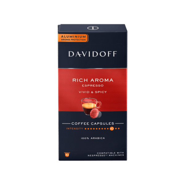 Davidoff Rich Aroma Coffee Capsules - 10 capsules