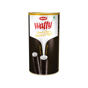 Dukes Waffy Dark Vanilla Flavoured Wafer Roll - 300 g
