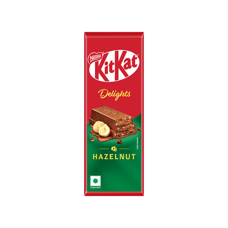 Nestle KitKat Delights Hazelnut Wafer Chocolate Bar - 120 g