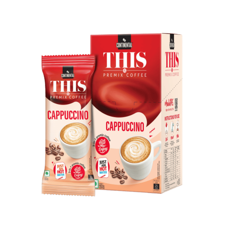 Continental This is Cappuccino Coffee Premix - 6 x 22 g
