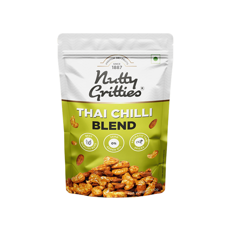 Nutty Gritties Thai Chilli Blend Dry Fruit Mix - 100 g