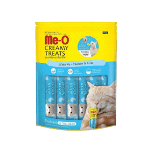 Me-O Creamy Cat Treat Chicken & Liver - 1 pack (20 pieces)