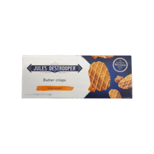 Jules Destrooper Butter Crisps Salted Caramel Waffle Cookies - 100 g