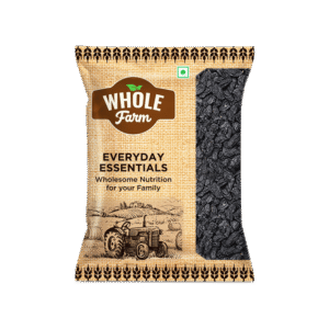 Whole Farm Premium Black Raisins/Black Kishmish - 100 g