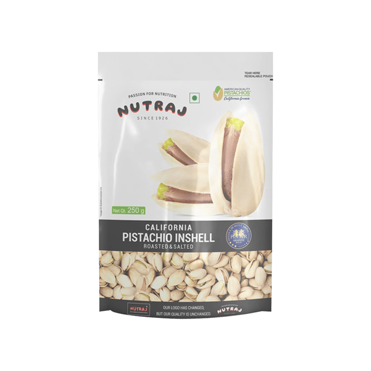 Nutraj Premium California Pistachios - 250 g
