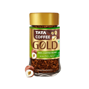 Tata Coffee Gold Hazelnut Flavoured Instant Coffee - 50 g