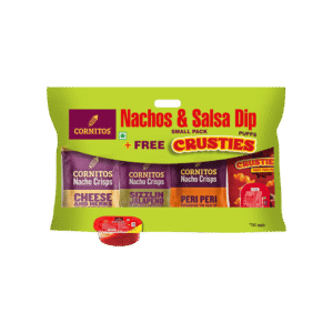 Cornitos Nachos Crisps & Dip Combo - (3x30g) + 1 pc