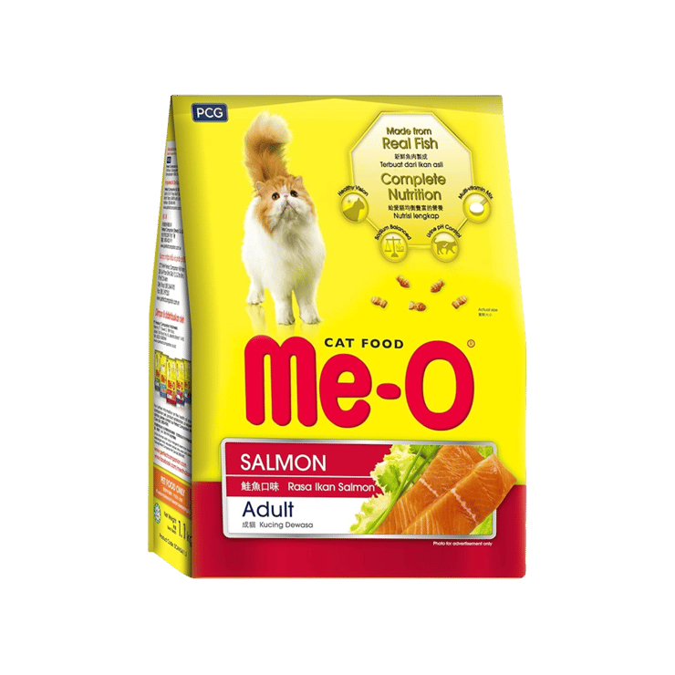 Me-O Salmon Adult Dry Cat Food - 1.1 kg