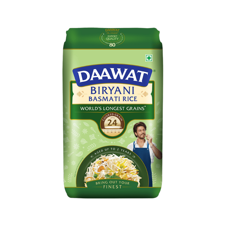 Daawat Biryani Basmati Rice (Extra Long Grain) - 500 g