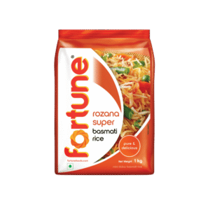 Fortune Rozana Super Basmati Rice (Medium Grain) - 1 kg