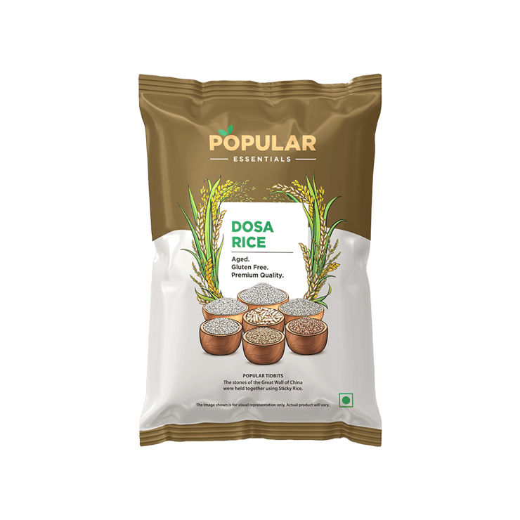 Popular Essentials Dosa Rice (Medium Grain) - 1 kg