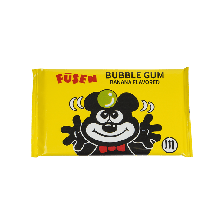 Fusen Banana Flavored Bubble Gum - 17 g