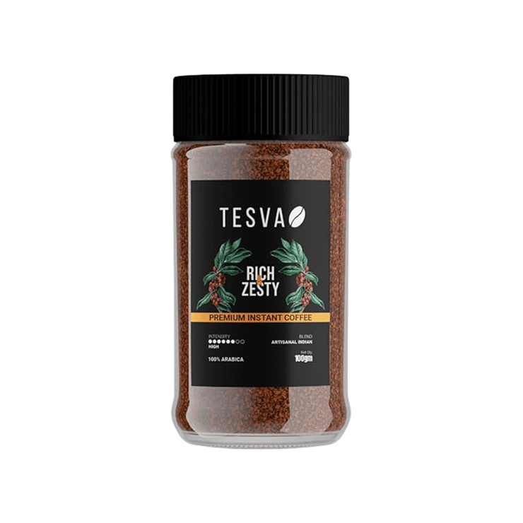 TESVA Premium Artisanal Indian Instant Coffee - 100 g