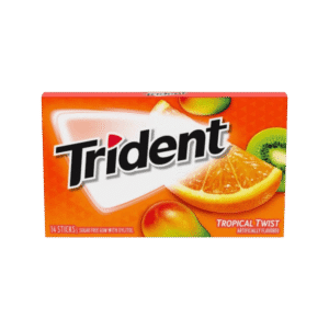 Trident Tropical Twist Gum (Sugar Free) - 14 pieces