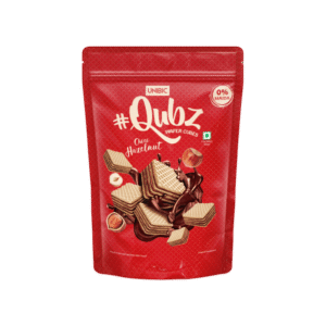 Unibic Qubz Choco Hazelnut Wafer Cube - 120 g