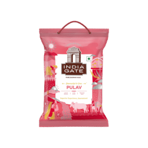 India Gate Pulav Pure Basmati Rice (Long Grain) - 5 kg