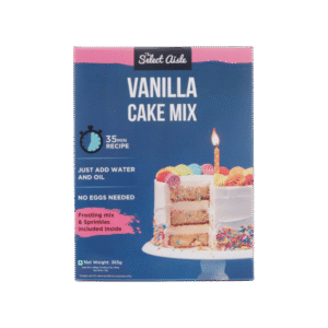 The Select Aisle Eggless Vanilla Cake Mix with Frosting mix and Sprinkles - 365 g