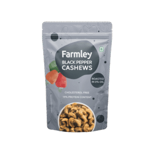 Farmley Roasted Black Pepper Flavoured Cashew - 200 g
