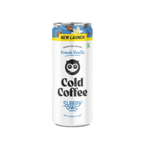 Sleepy Owl French Vanilla Cold Coffee Can