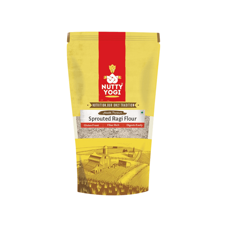 Nutty Yogi Sprouted Ragi Flour - 1 kg