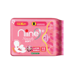 Niine Naturally Soft Ultra Thin XL+ Sanitary Pads - 1 pack (15 pieces)