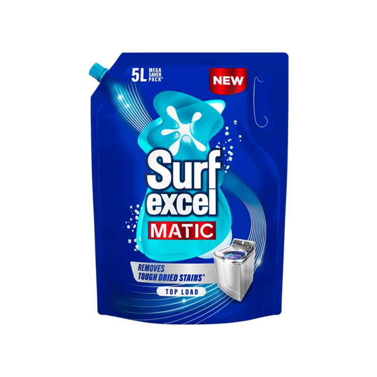Surf Excel Matic Top Load Liquid Detergent - 5 ltr