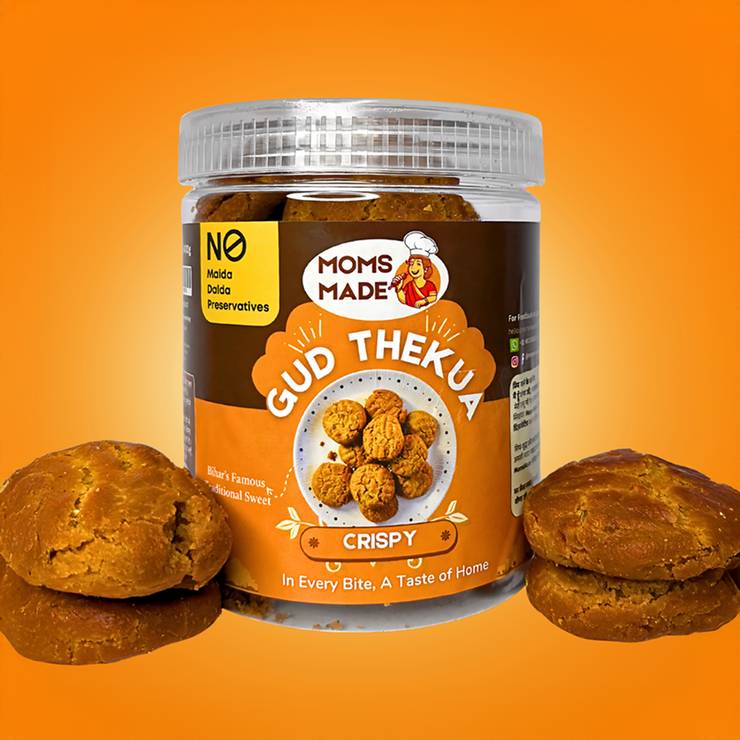 MomsMade Desi Ghee Gud Thekua (No Maida/Dalda) - 400 g