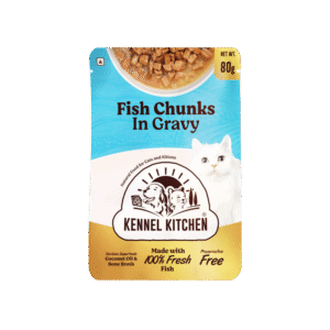 Kennel Kitchen Fish Chunks in Gravy Wet Cat Food - 80 g
