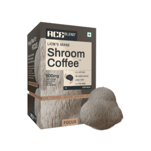 Ace Blend Lions Mane Shroom Instant Coffee -Focus - 15 pieces