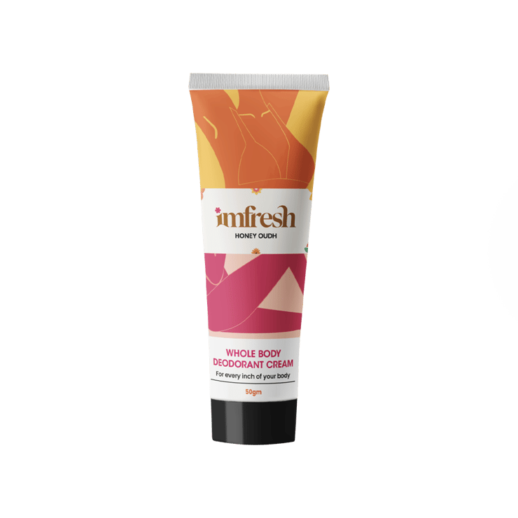 imfresh Whole Body Women's Deodorant Cream - Honey Oudh - 50 g