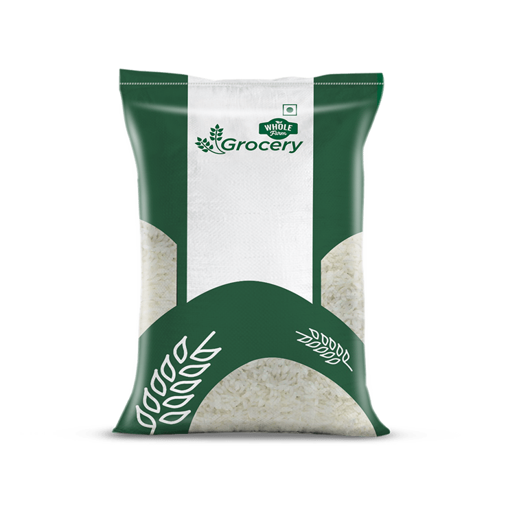 Whole Farm Grocery HMT Steam Kolam Rice (Medium Grain) - 5 kg