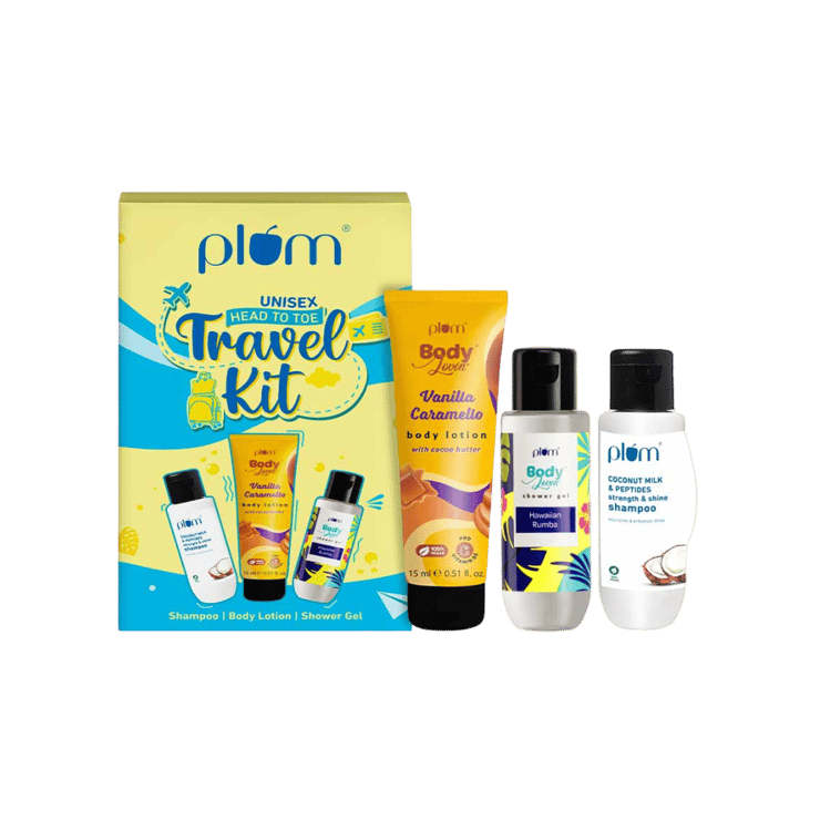 Plum BodyLovin' Unisex Head to Toe Travel Kit - 1 pack (3 pieces)