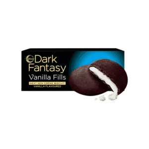 Sunfeast Dark Fantasy Vanilla Fills - Crunchy Choco Cookies With Vanilla Cr?me