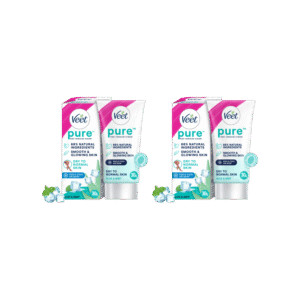 Veet Pure Hair Removal Cream (For Dry Skin) - Pack of 2 - 2 x 30 g
